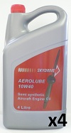AEROLUBE 4-STROKE OIL - BOX OF 4 X 4 LITRES